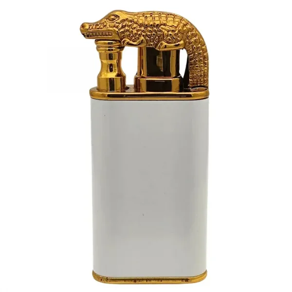 Luxury golden lighter croco